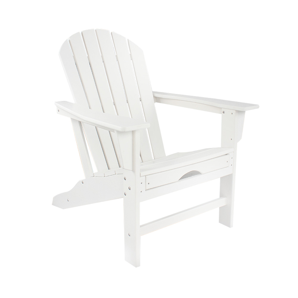 ADM007 Hvid Pull-Out Outdoor Patio Adirondack stol